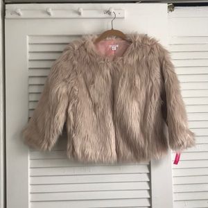 Faux fur jacket